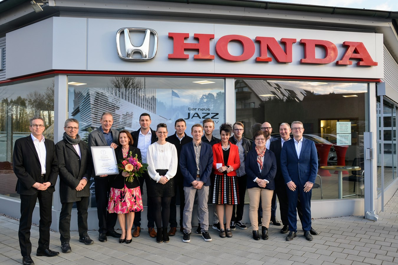 Honda introduces Yūshū Customer Experience dealer awards in Europe